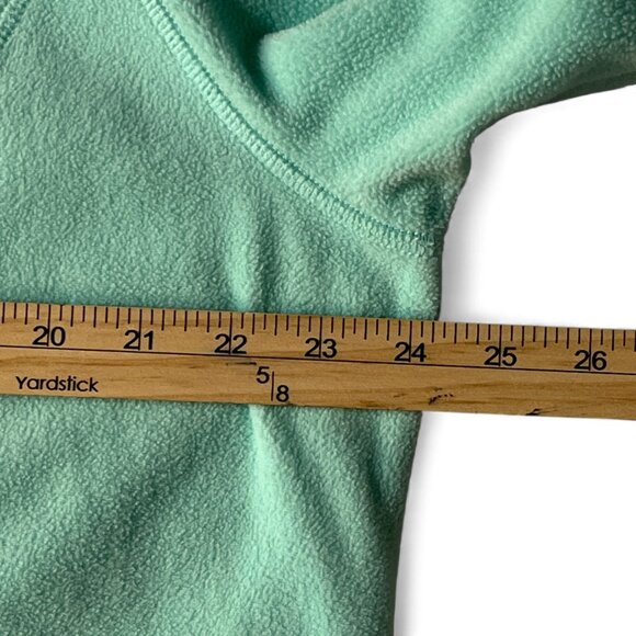 Made For Life Woman's Teal XL 3/4 Zip Pullover Sweater Jacket - Picture 9 of 11